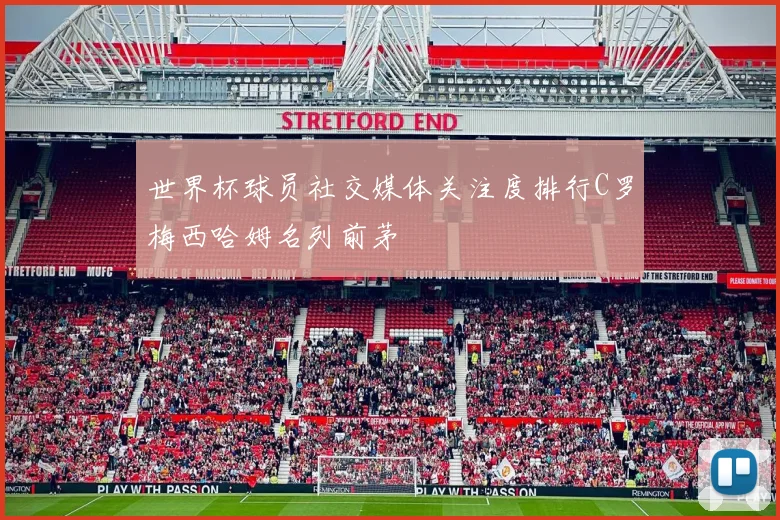 世界杯球员社交媒体关注度排行C罗梅西哈姆名列前茅